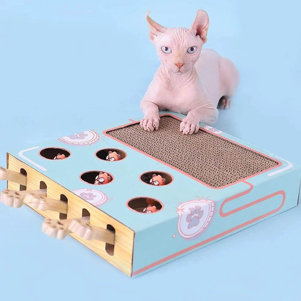 Whack-a-Mole 3-in-1 Cat Game Box - Alexa Pet Shop