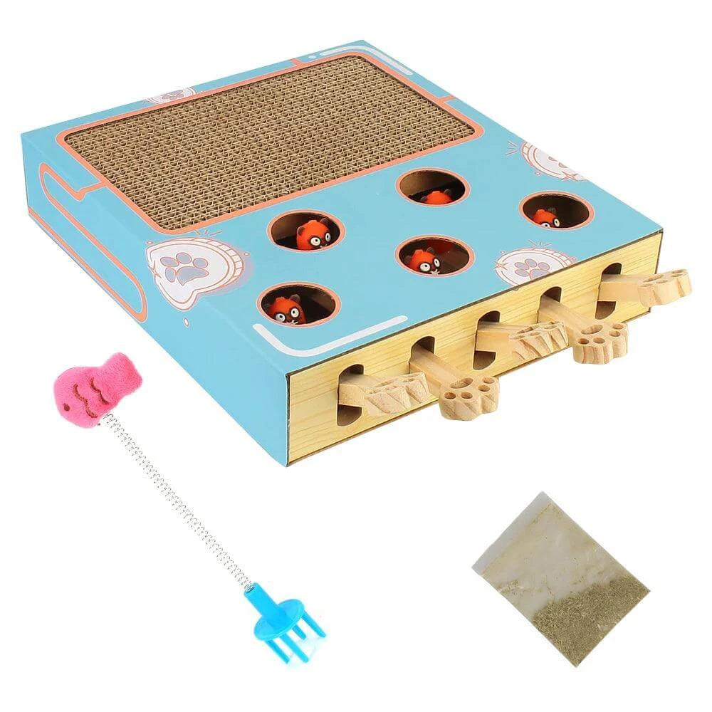 Whack-a-Mole 3-in-1 Cat Game Box - Alexa Pet Shop