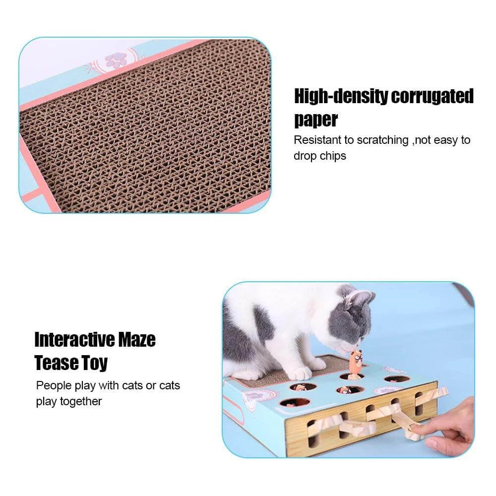 Whack-a-Mole 3-in-1 Cat Game Box - Alexa Pet Shop