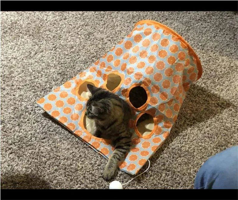 Catnel Tunnel with Mouse Toy - Alexa Pet Shop