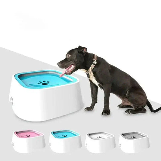 EasySip anti-spill water bowl for dogs, featuring a 1.5L capacity in various colors, perfect for hydration without mess.
