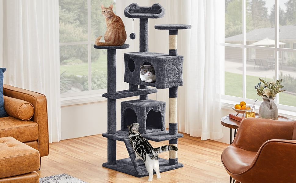 Cat Tower-CCat Tree 54in - Alexa Pet Shop