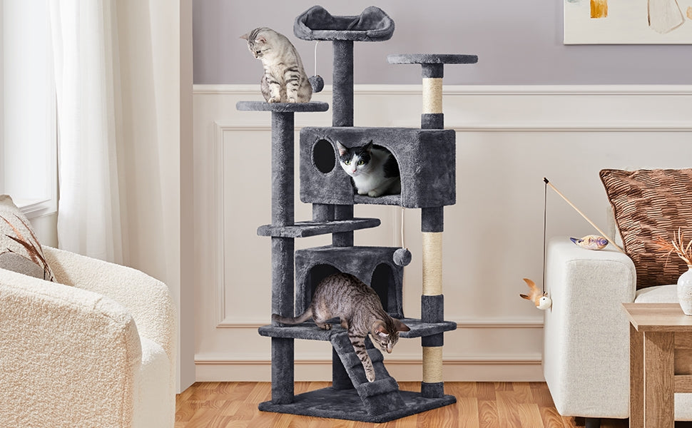 Cat Tower-CCat Tree 54in - Alexa Pet Shop