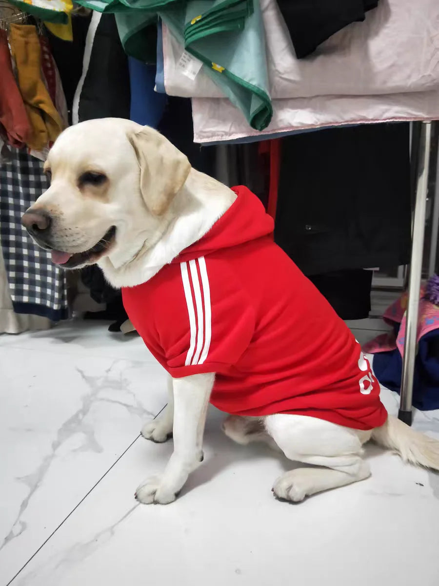 Adidog Hooded Sweatshirt for all Dogs