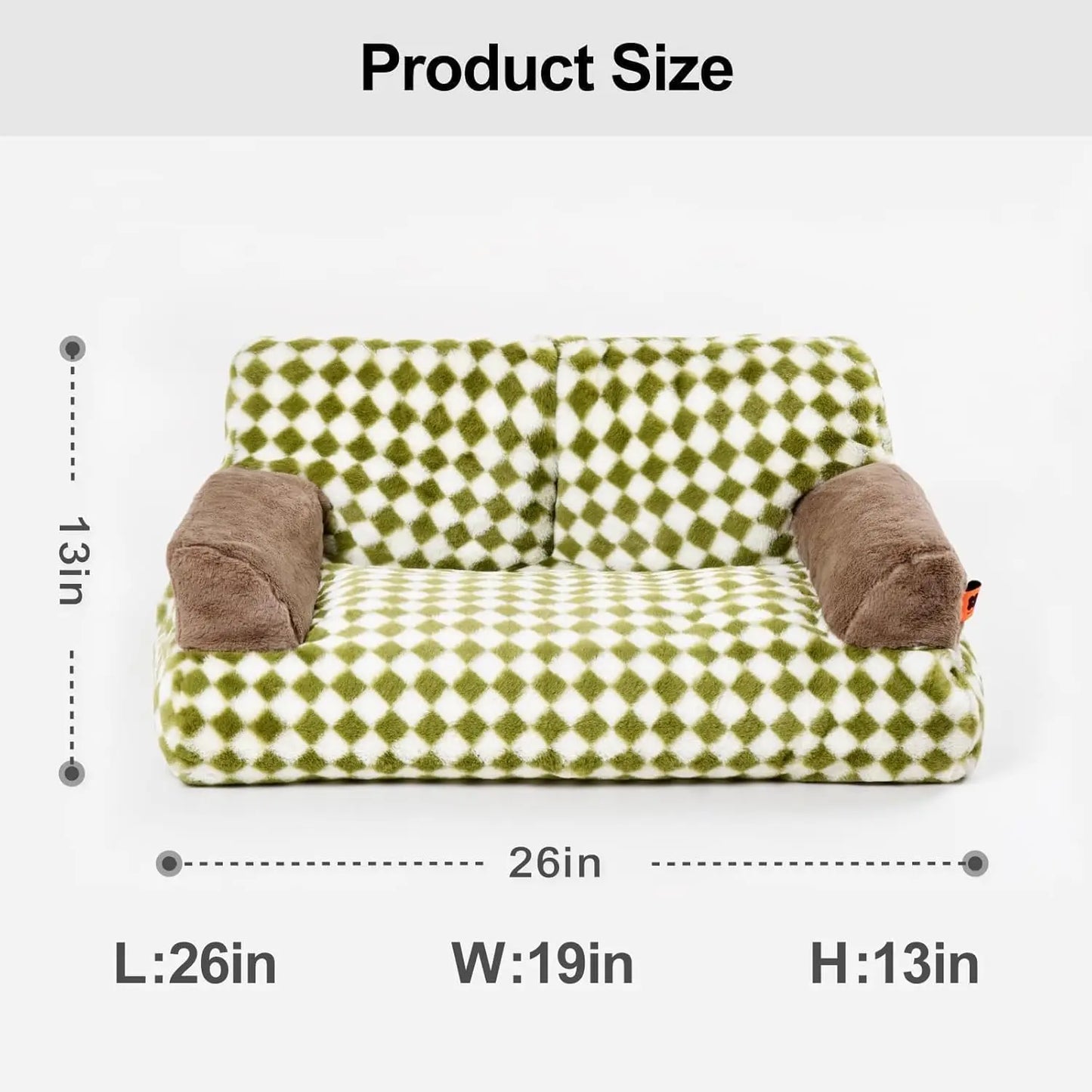 Cozy Pet Sofa - Fluffy Resting Bed