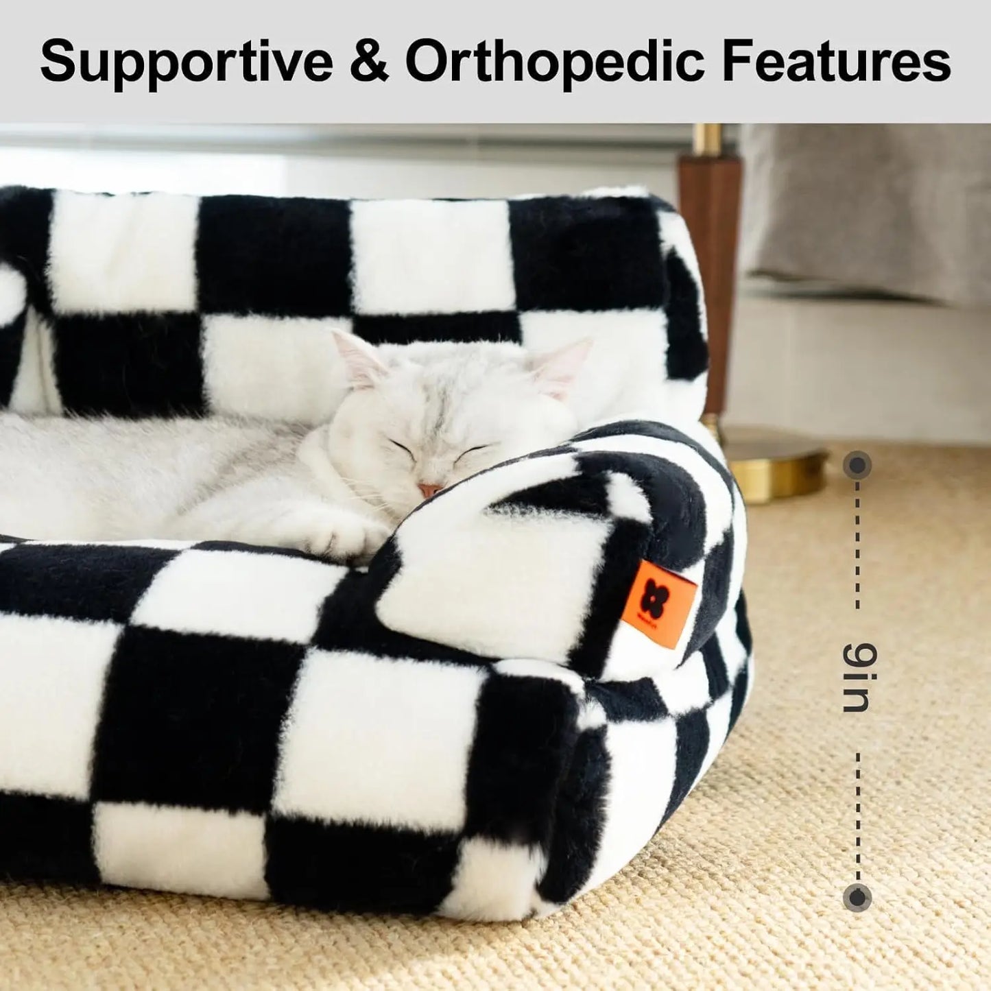 Cozy Pet Sofa - Fluffy Resting Bed