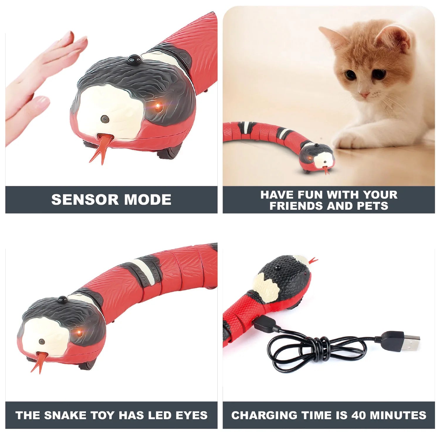 Serpentronic Purrfection - Smart Sensing Snake - Alexa Pet Shop