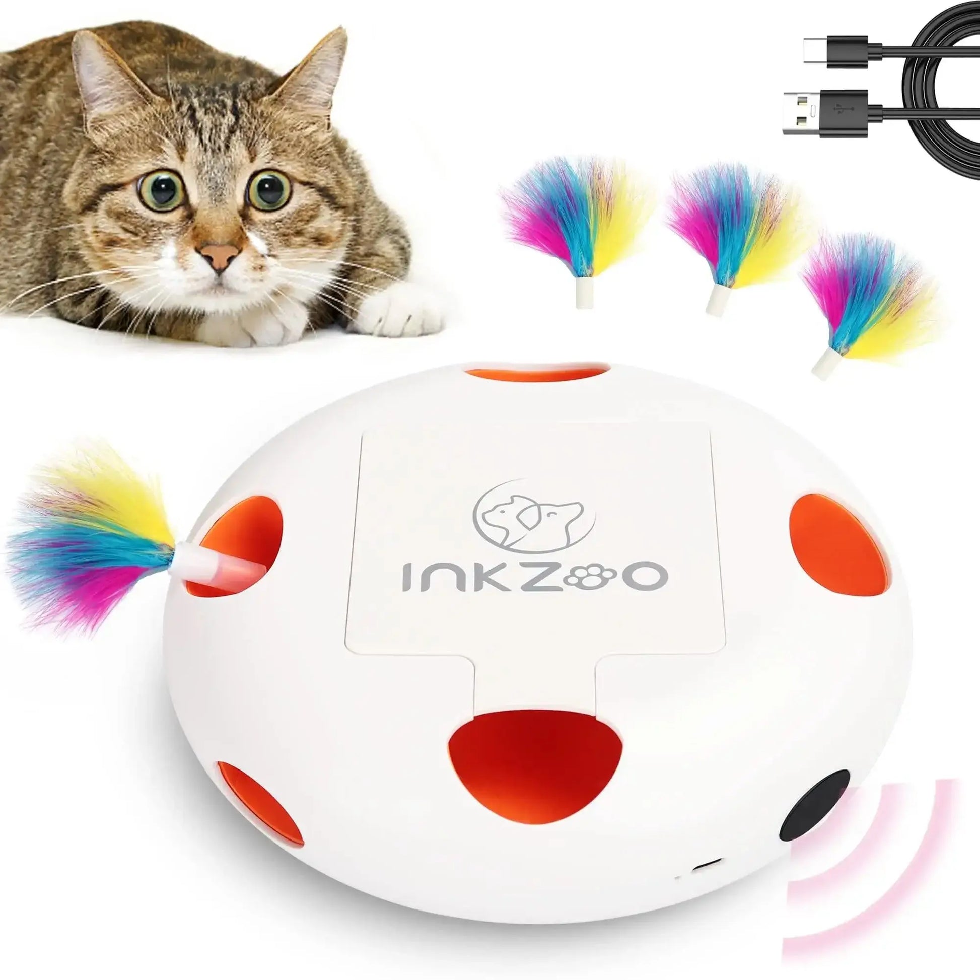 INKZOO Smart Whack-A-Mole Cat Toy - Alexa Pet Shop