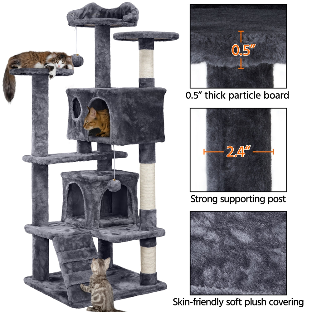 Cat Tower-CCat Tree 54in - Alexa Pet Shop