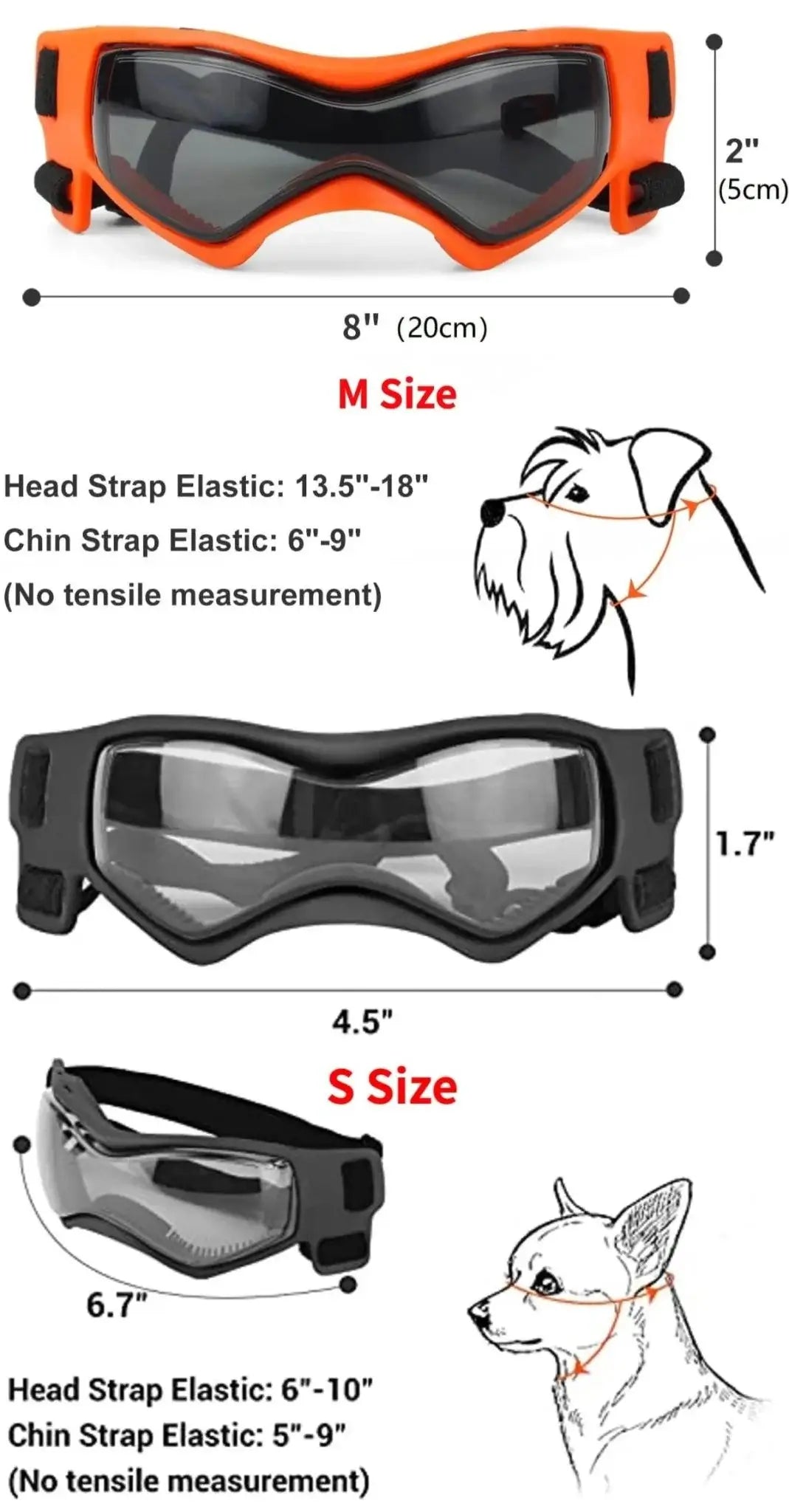 BarkGlas Dog Goggles - UV Protection - Alexa Pet Shop