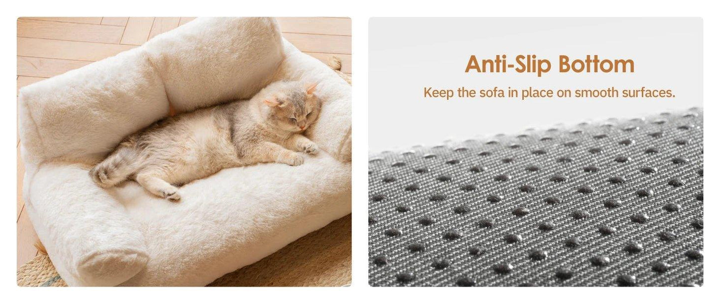 Cozy Pet Sofa - Fluffy Resting Bed - Alexa Pet Shop