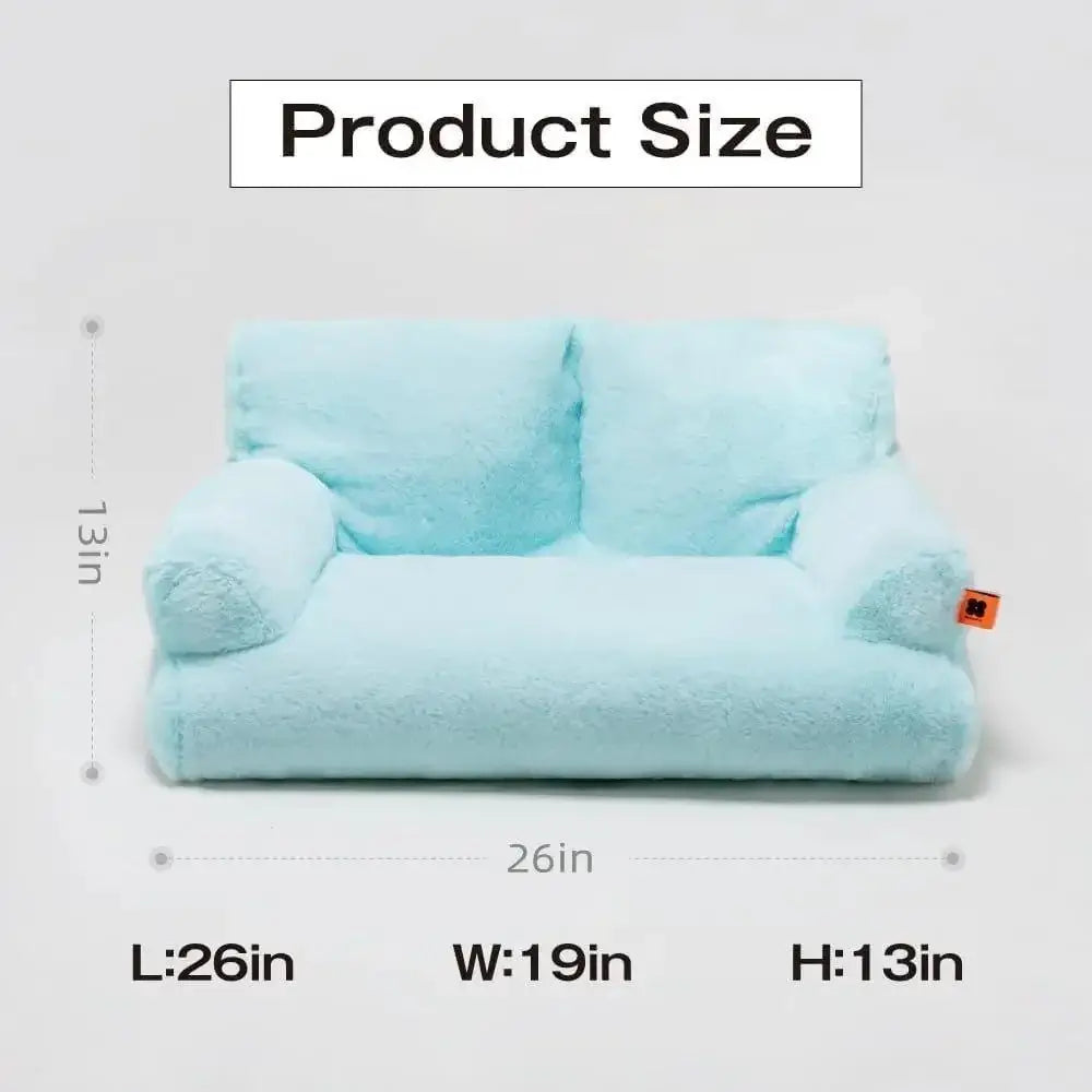 Cozy Pet Sofa - Fluffy Resting Bed - Alexa Pet Shop