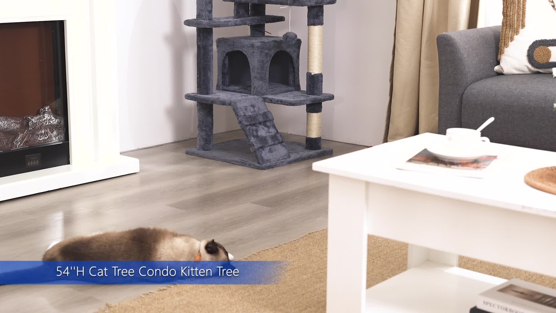 Cat Tower-CCat Tree 54in - Alexa Pet Shop