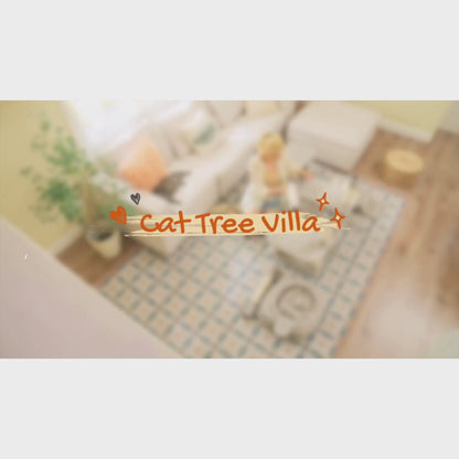 PurrTower 206cm Multi-Level Cat Tree – Scratching Posts & Hammock